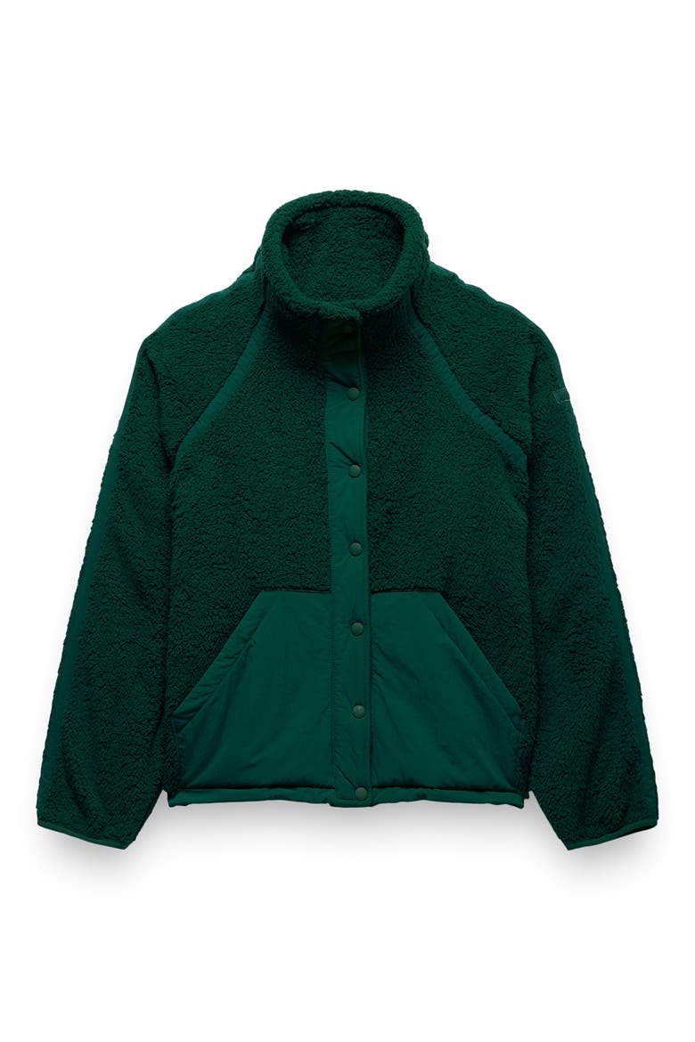 Encinitas Fleece Jacket, Alternate, color, ROOT GREEN