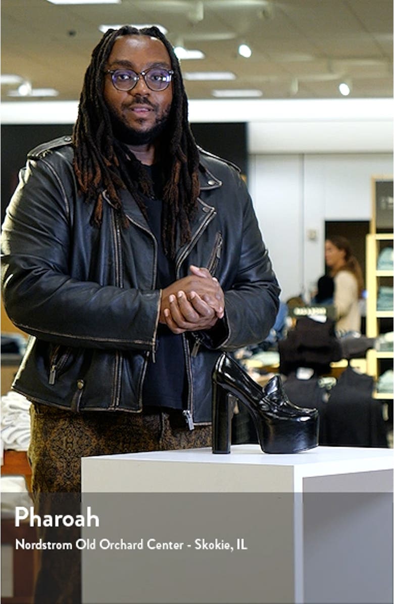 Long Last Platform Penny Loafer Pump, sales video thumbnail