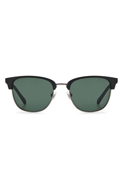 51mm Half Rim Sunglasses