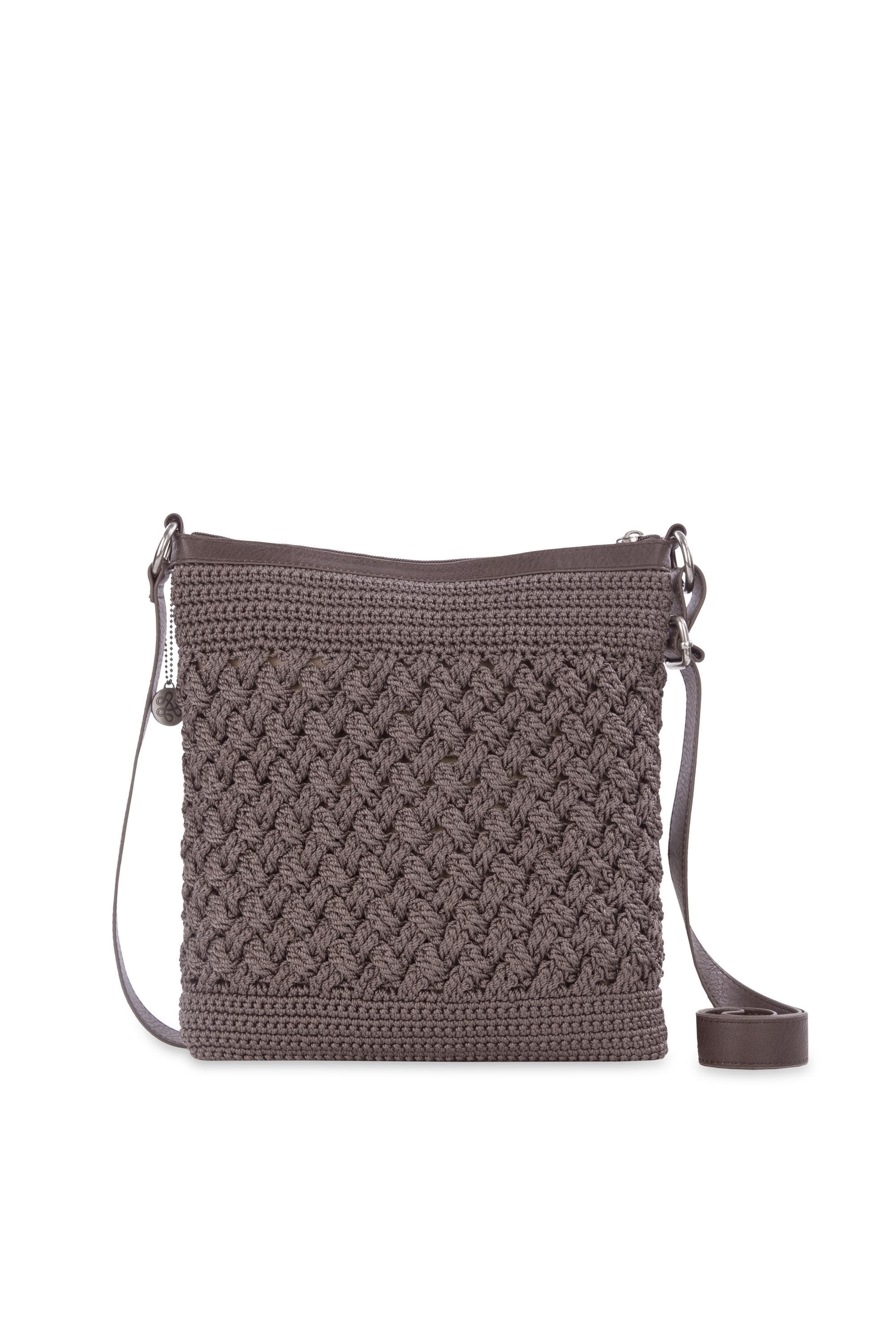 The Sak Lucia Crossbody Hand Crochet Bag, Alternate, color, Mushroom Cozy