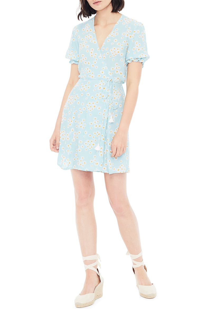 Mira Floral Wrap Dress, Alternate, color, ZHOE FLORAL PRINT