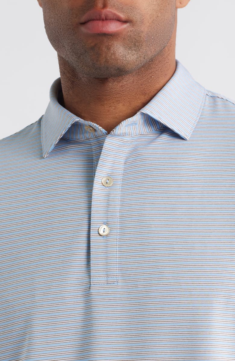 Peter Millar Culver Performance Jersey Polo, Alternate, color, Cottage Blue