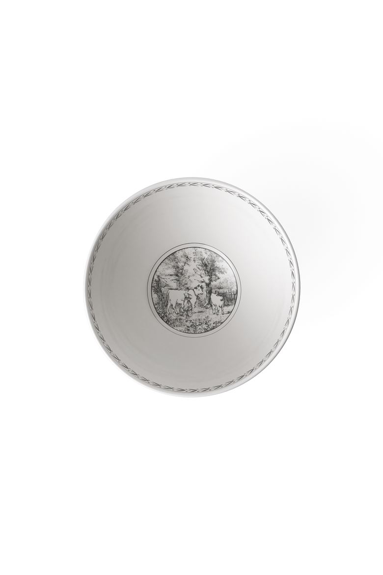 Audun Ferme Rice Bowl, Alternate, color, White