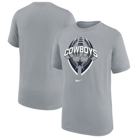 Youth Nike Gray Dallas Cowboys Icon Legend T-Shirt