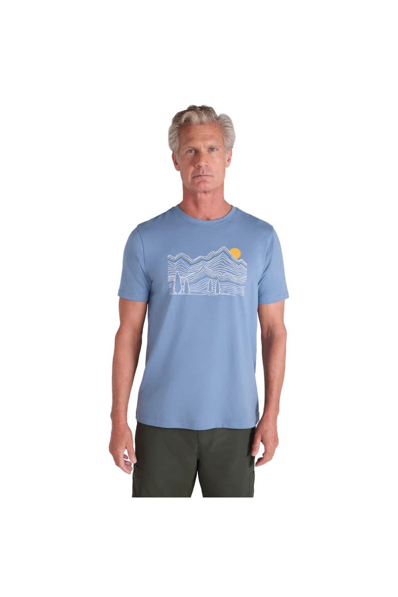 Linear Natural T-Shirt, Alternate, color, Blue