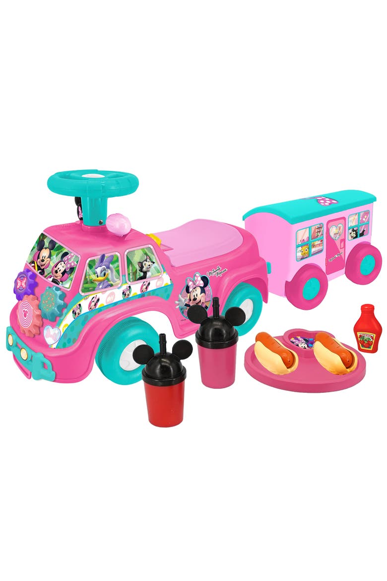 Lights N' Sounds Camper Minnie, Disney Foottofloor Vehicle, Main, color, Multicolored