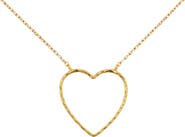 Erin McDermott Jewelry Open Heart Gold Necklace