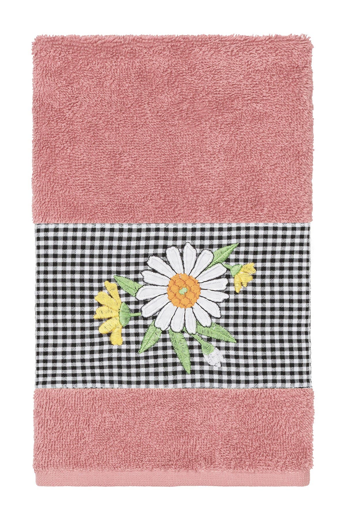 Linum Home Textiles Daisy Embellished Hand Towel - Tea Rose | Nordstromrack