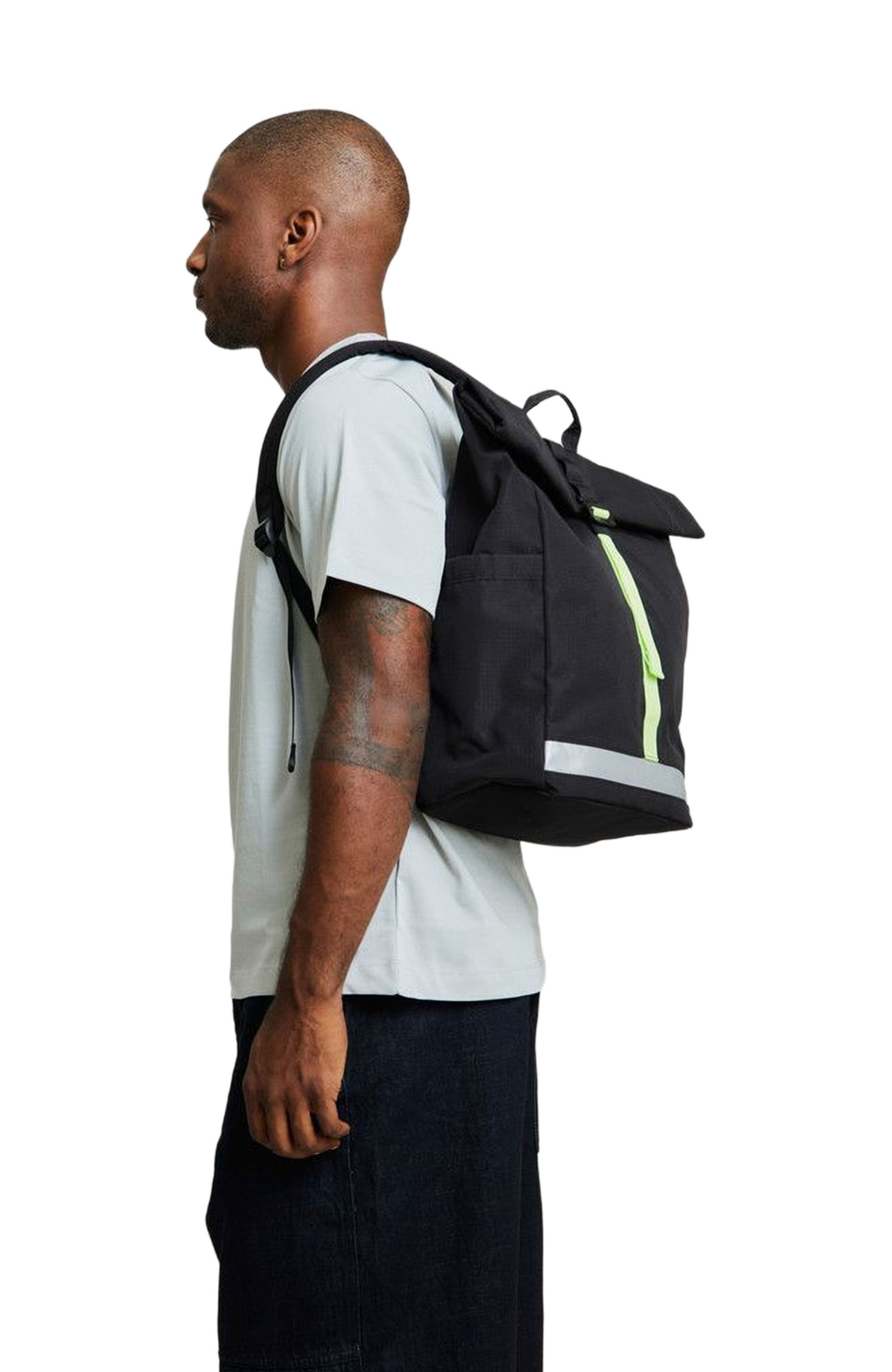 LEFRIK Lars Roll Backpack, Alternate, color, Black