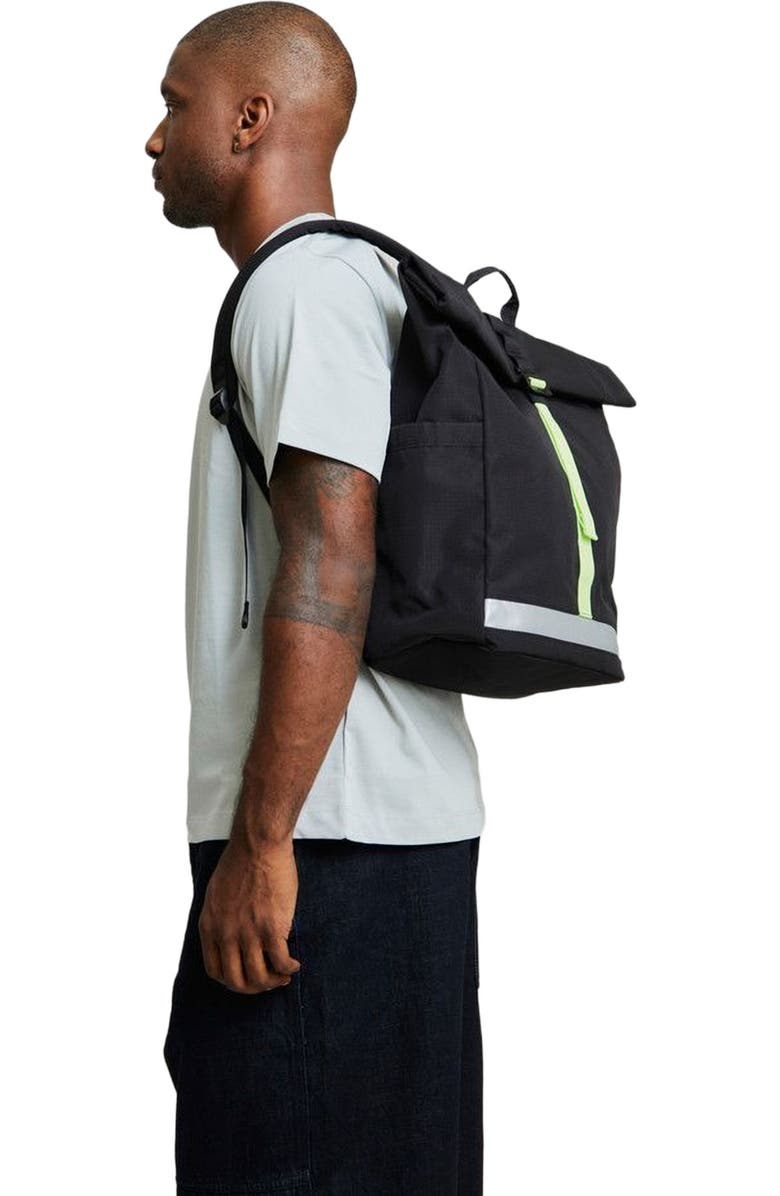 LEFRIK Lars Roll Backpack, Alternate, color, Black