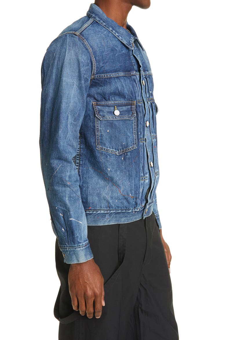 SS 101 Dry Damaged 999 Denim Jacket, Alternate, color, N/A