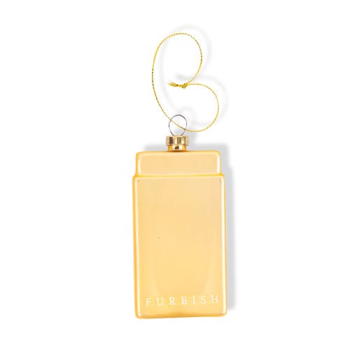 Furbish Matchbook Ornament In Yellow