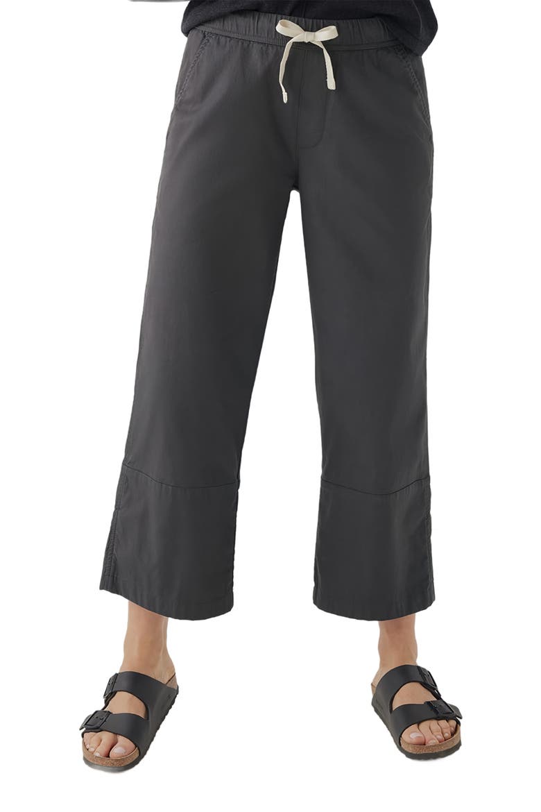 Organic Cotton Daily Twill Crop Pant, Alternate, color, Storm