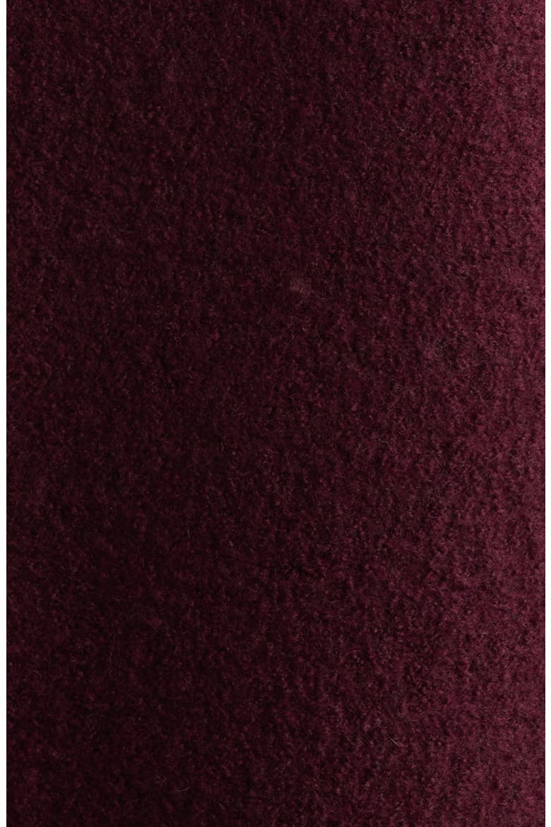 Classic Collar Wool Jacket, Alternate, color, WINE