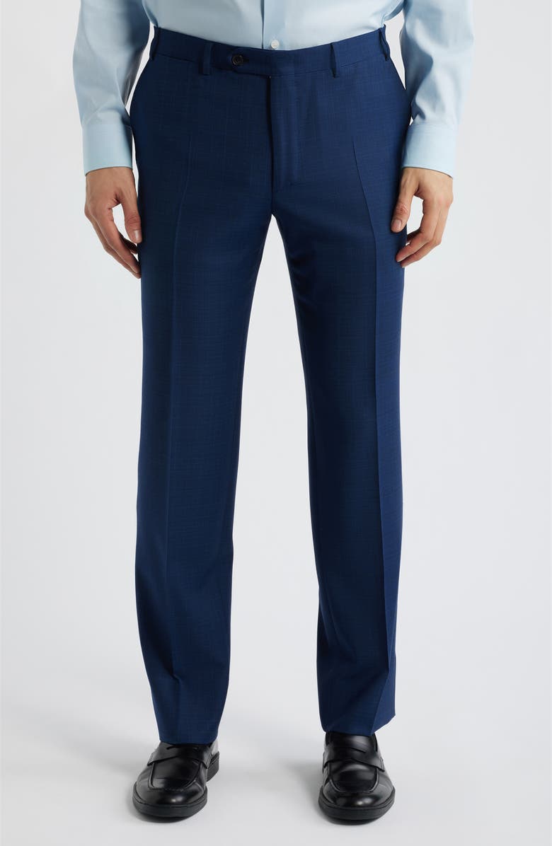 Canali Siena Regular Fit Navy Check Super 150s Wool Suit, Alternate, color, Navy