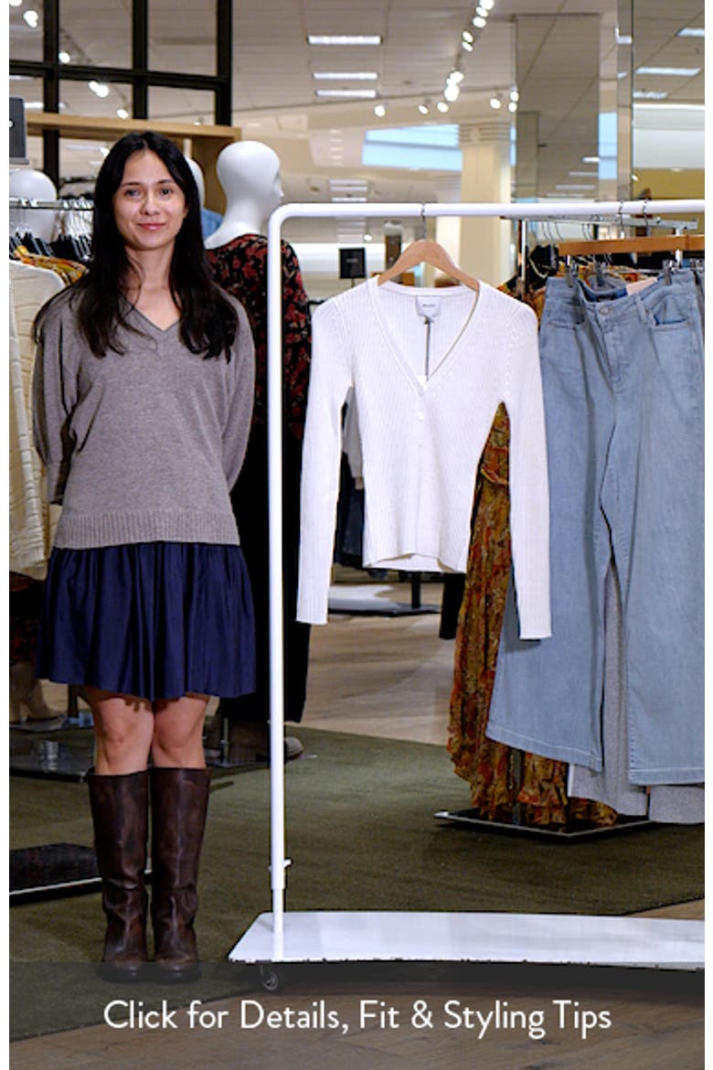 Fia Rib Cotton & Cashmere Cardigan video