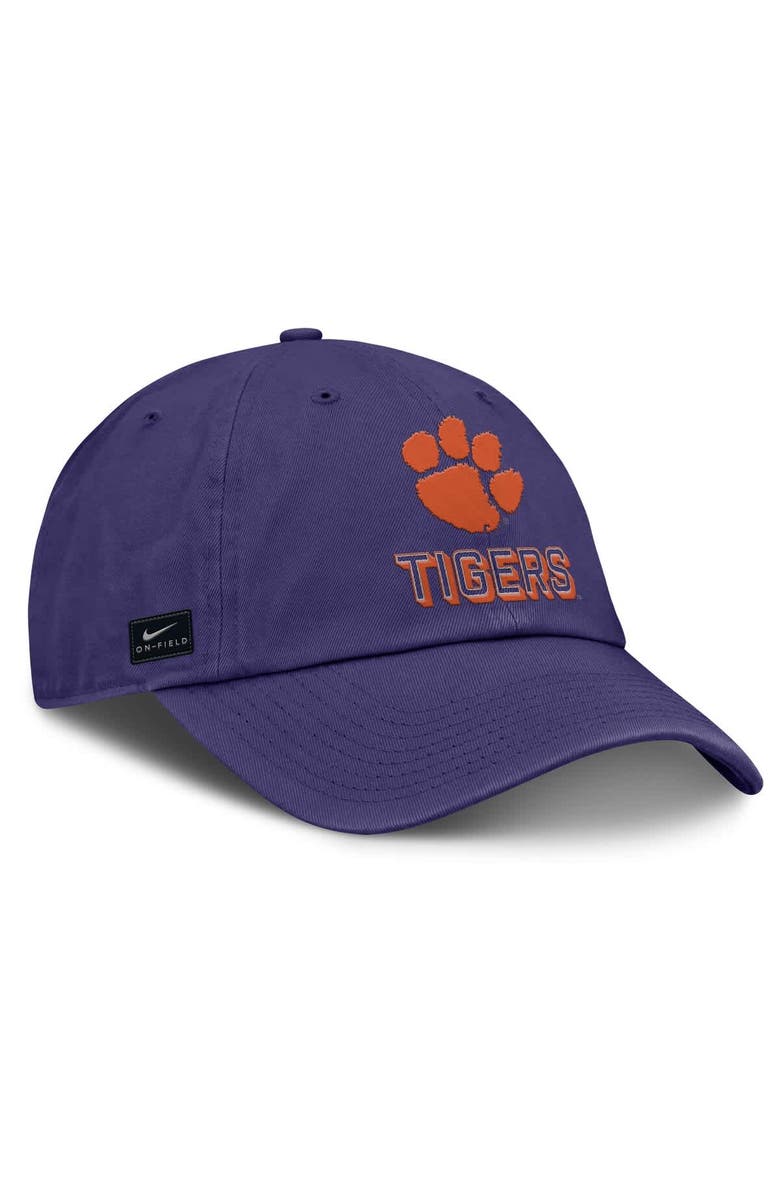 Nike Men's Nike Purple Clemson Tigers 2025 On-Field Club Adjustable Hat, Alternate, color, Purple