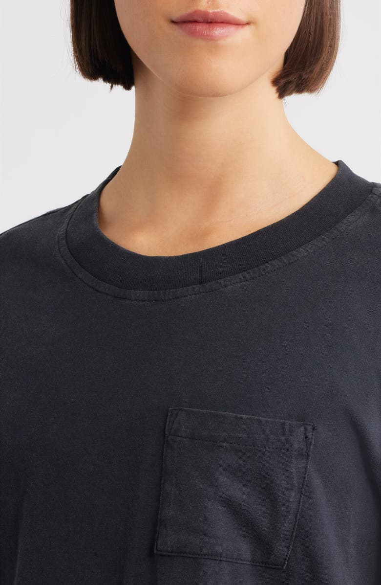 CITY BLUES Coram Crop Oversize T-Shirt, Alternate, color, Black