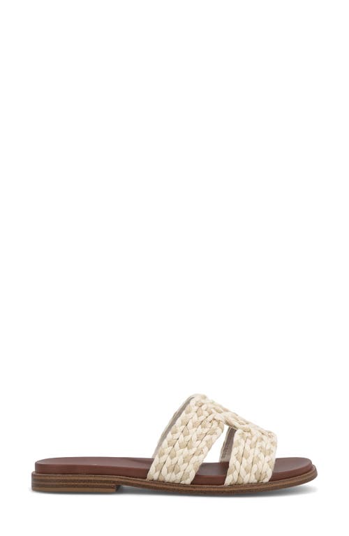 Mia Poet Slide Sandal In Natural/ivory