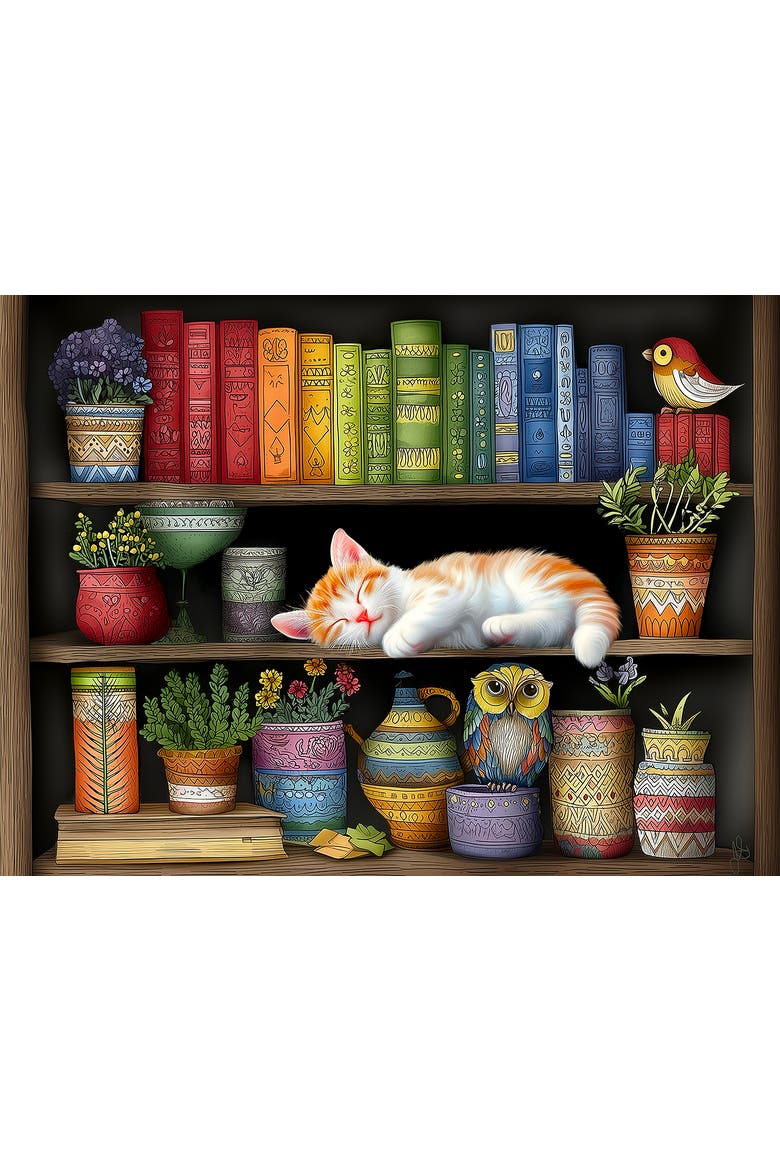 Napping 500 piece Jigsaw Puzzle for Adults, Alternate, color, Multicolor