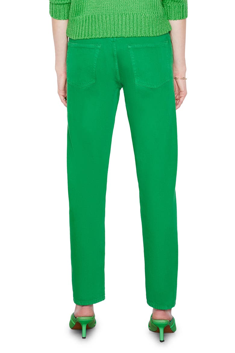 Le Slouch High Waist Straight Leg Jeans, Alternate, color, GRASS GREEN