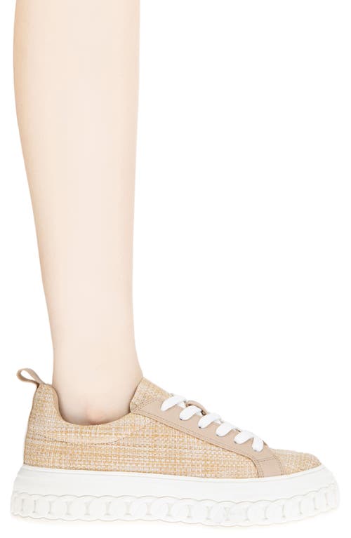 Bcbgeneration Riso Platform Sneaker In Natural Raffia