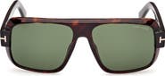 TOM FORD Turner 58mm Navigator Sunglasses