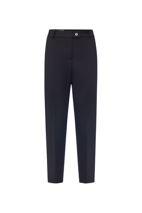 Signature Essential Straight Cotton Stretch Pant