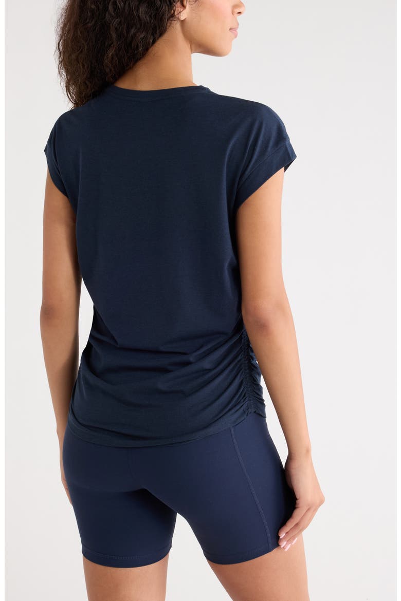 Breezy Ruched Top, Alternate, color, NAVY SAPPHIRE