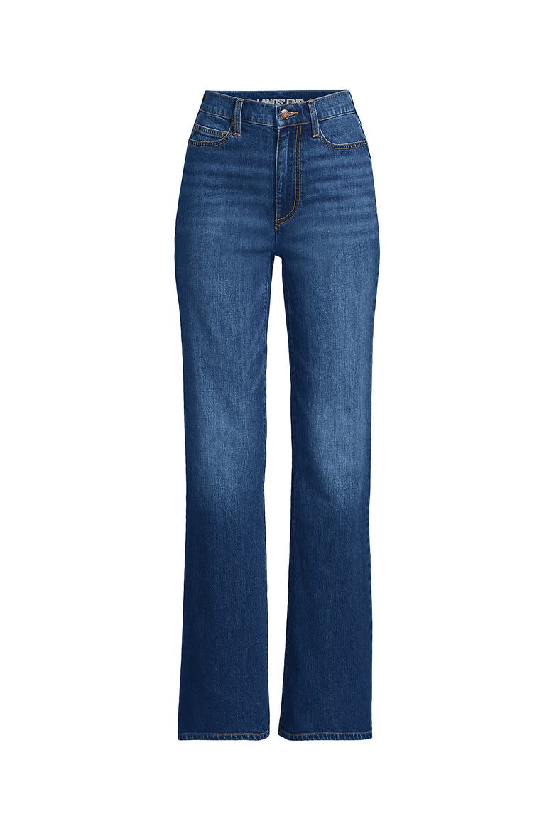 Soft Denim High Rise Classic Flare Jeans, Alternate, color, Indigo Tide Blue