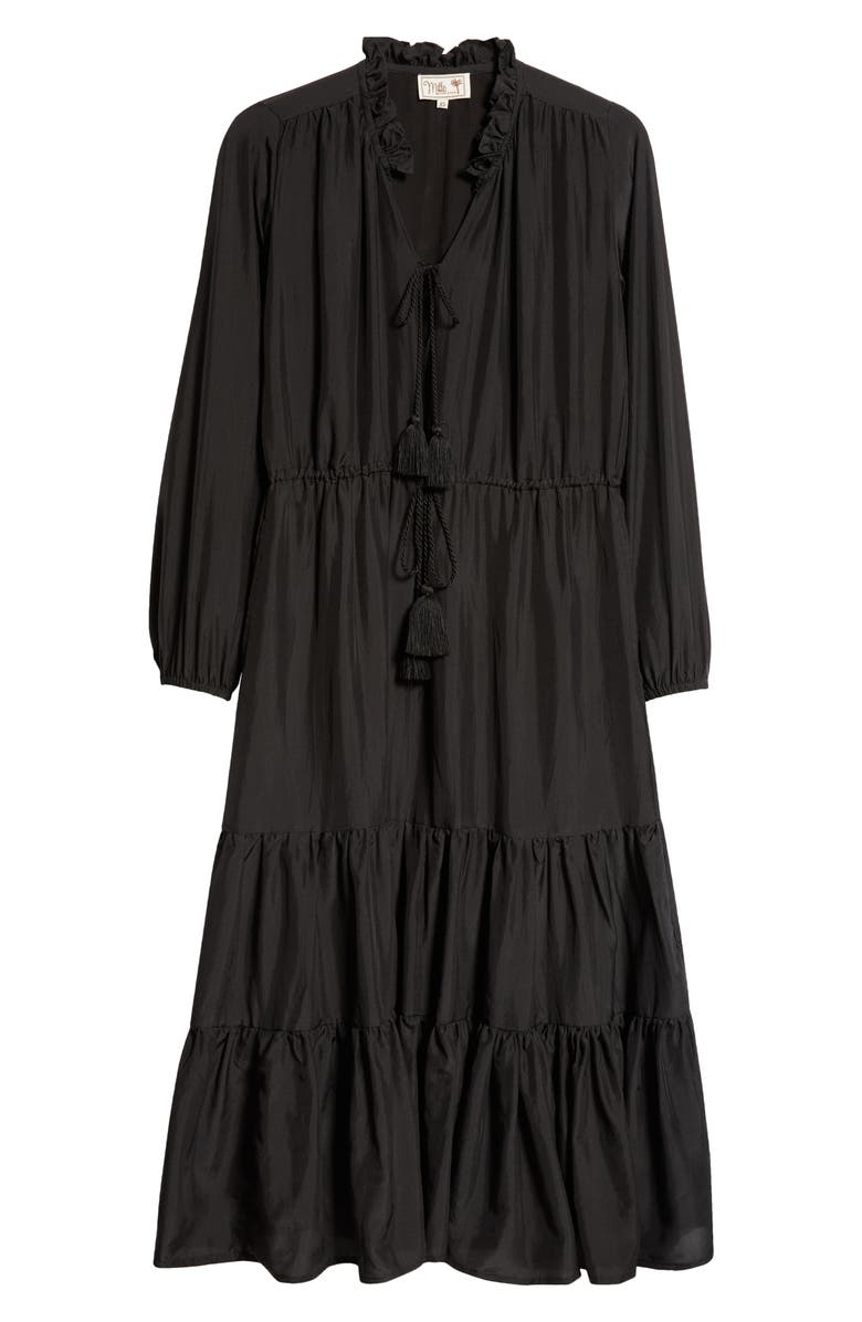 MILLE Astrid Floral Long Sleeve Cotton Dress, Alternate, color, 