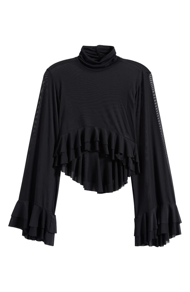 AFRM Pru Mesh High-Low Crop Top, Alternate, color, 