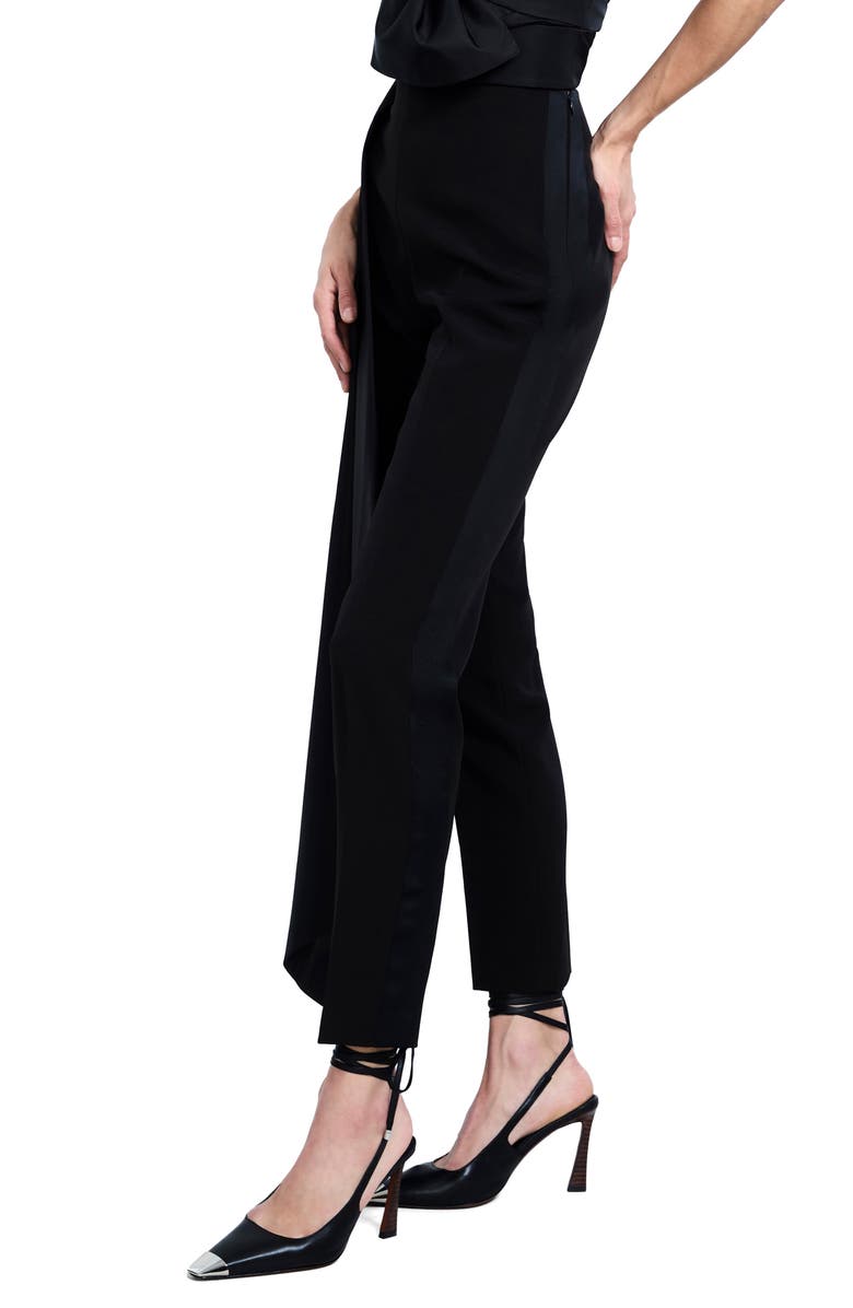 BCBGMAXAZRIA Cigarette Pants, Alternate, color, Black