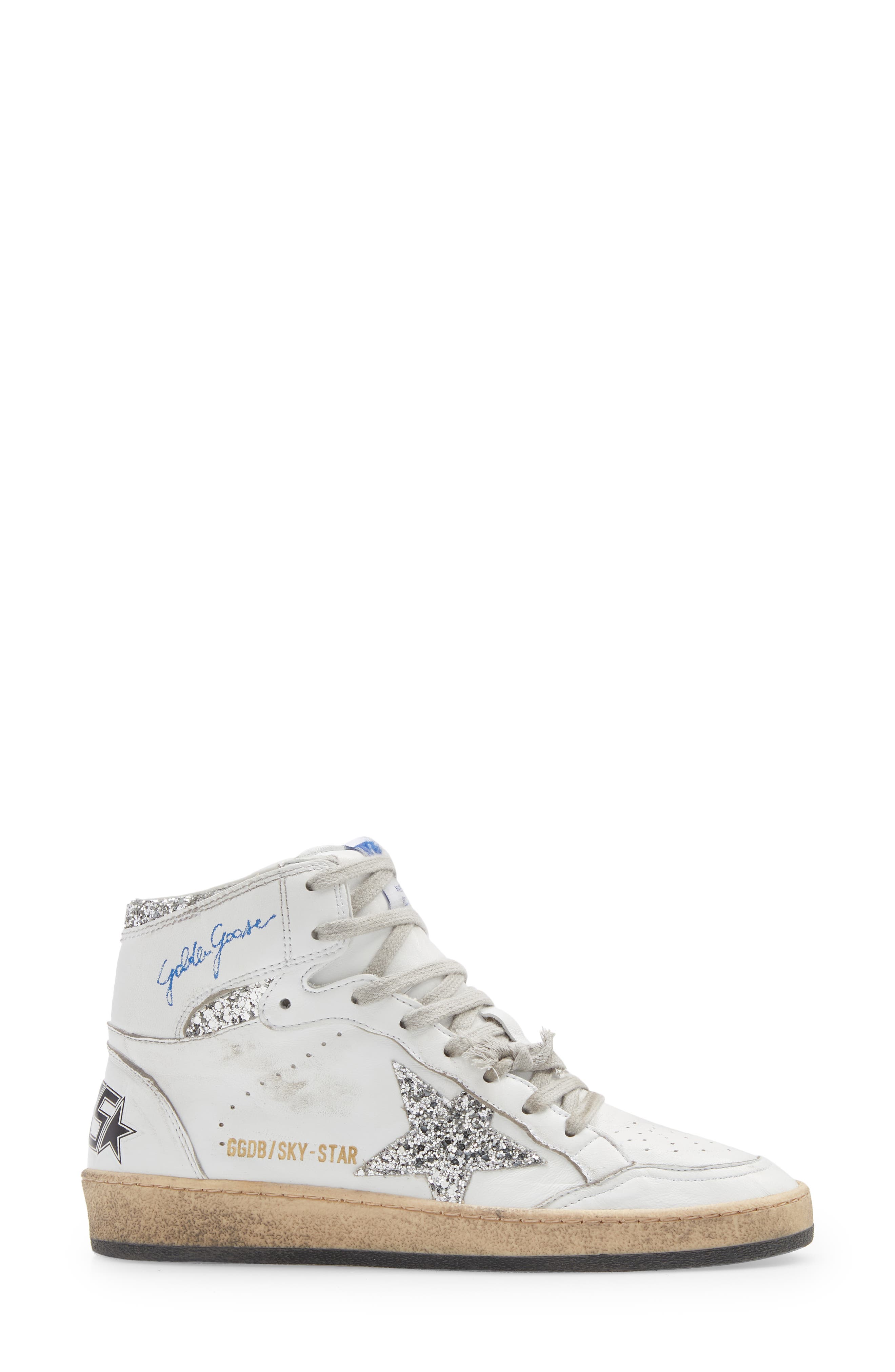 Golden Goose Sky-Star High Top Sneaker, Alternate, color, 