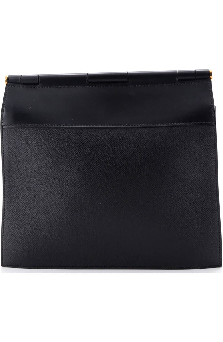 Pre-Owned Hermes Sacabar Shoulder Bag Epsom and Swift 24, Alternate, color, Noir