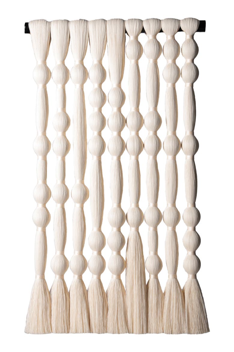 Mitla Mini Tapestry, Main, color, White