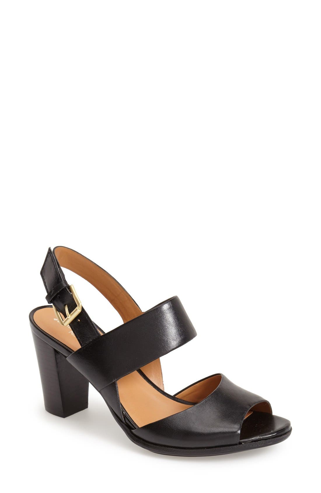 'Dahnny' Sandal, Main, color, BLACK