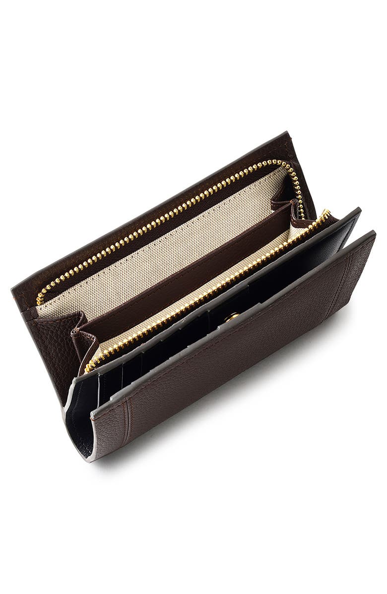 Radley Provence Avenue Leather Bifold Wallet, Alternate, color, Dark Oak