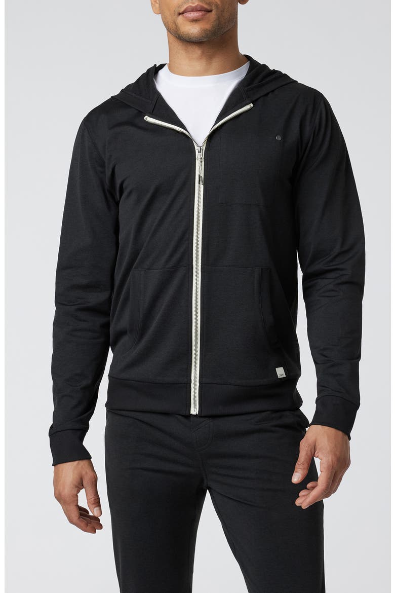 Coronado Hoodie, Main, color, BLACK HEATHER