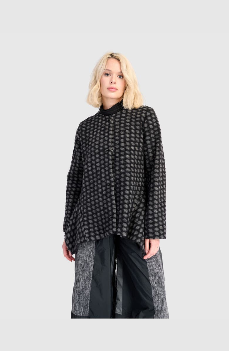 Alembika Myre Cozy Flounce Jacket, Alternate, color, Net