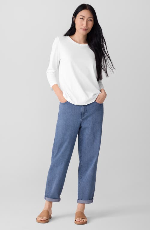 Eileen Fisher Organic Cotton Top In White