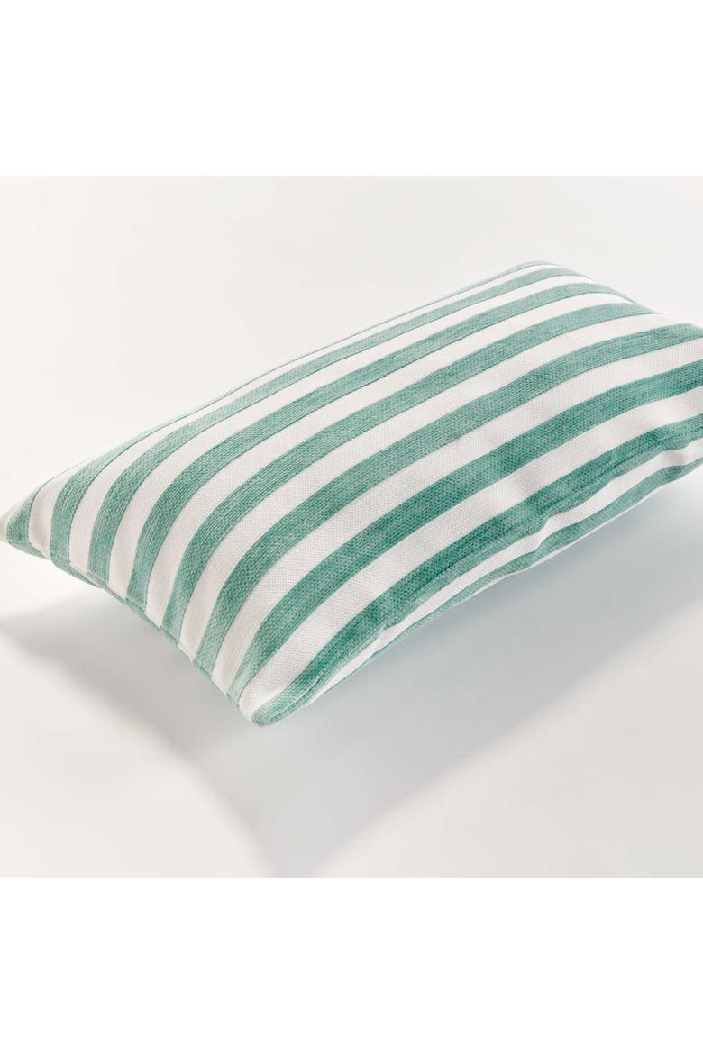 Gideon Lumbar Indoor-Outdoor Pillow, Alternate, color, Blue