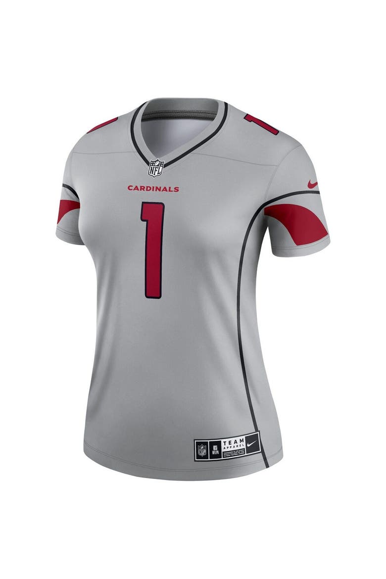Women's Nike Kyler Murray Gray Arizona Cardinals Inverted Legend Jersey, Alternate, color, Gray