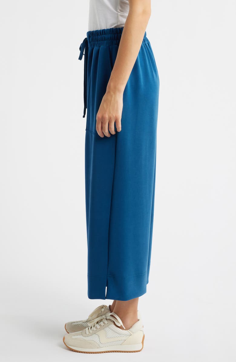 CITY BLUES Crop Drawstring Pants, Alternate, color, Blue Opal
