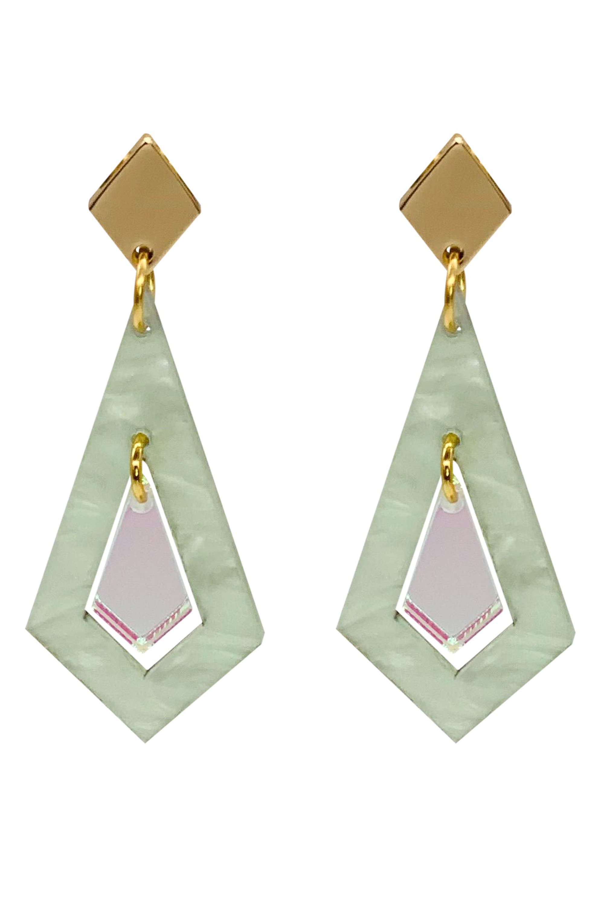 selected Regent Green & Iridescent