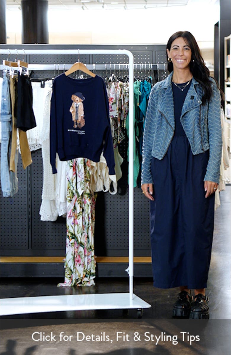 Kids' Polo Bear Fleece Graphic Sweatshirt, sales video thumbnail