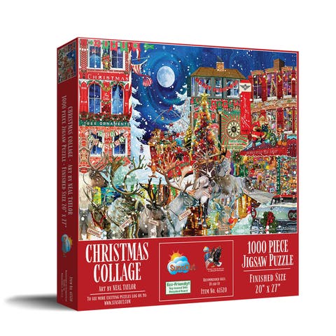 Christmas Collage 1000 piece Jigsaw Puzzle for Adults