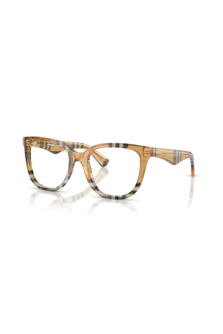 51mm Square optical glasses, Main, color, Brown