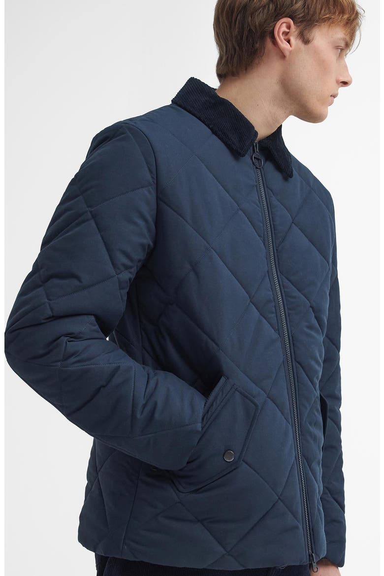 City Chelsea Quilted Jacket, Alternate, color, NAVY