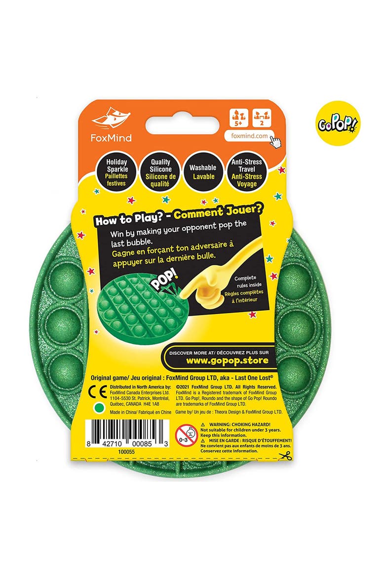Go Pop Roundo Holiday Limited Edition Green, Alternate, color, Green